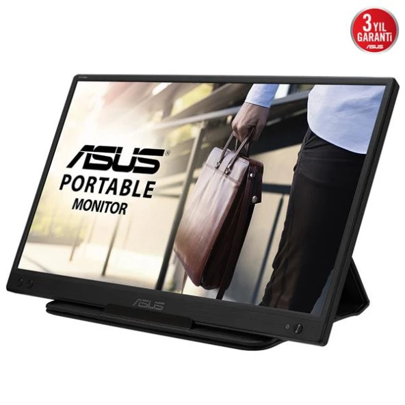 ASUS ZENSCREEN MB166C 15.6 TASINABILIR USB MONITOR IPS 1920x1080 5MS USB-C 3YIL MAT EKRAN DUSUK MAVI ISIK - 3