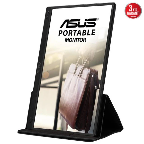 ASUS ZENSCREEN MB166C 15.6 TASINABILIR USB MONITOR IPS 1920x1080 5MS USB-C 3YIL MAT EKRAN DUSUK MAVI ISIK - 4