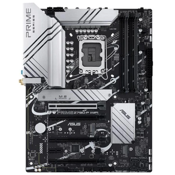 ASUS PRIME Z790-P WIFI INTEL Z790 LGA1700 DDR5 7200 DP HDMI 3X M2 USB3.2 AX WİFİ BT AURA RGB 2.5GBİT LAN ATX ASUS 5X PROTECTION III ARMOURY CRATE AI SUİTE 3 - 3
