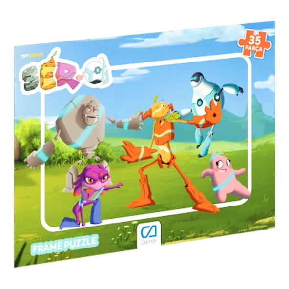 Ca Games Ser-A 35 Parça Frame Puzzle İkili Set - 3