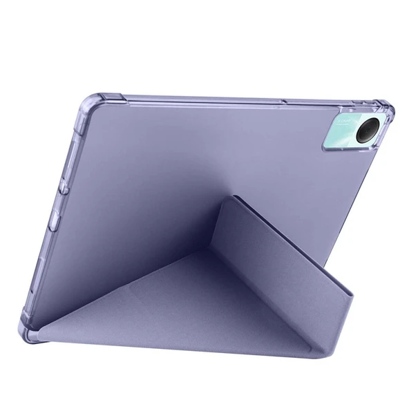 Xiaomi Redmi Pad SE Kılıf Kalem Bölmeli Standlı Smart Cover - 11
