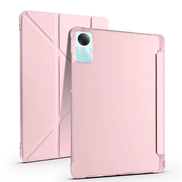 Xiaomi Redmi Pad SE Kılıf Kalem Bölmeli Standlı Smart Cover - 4