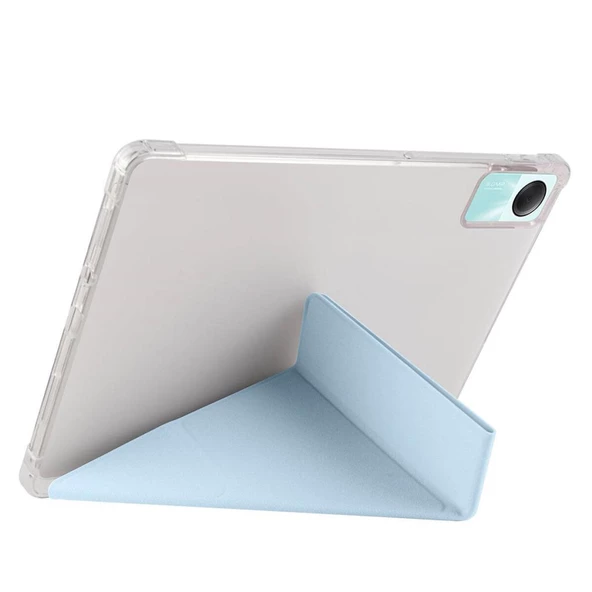 Xiaomi Redmi Pad SE Kılıf Kalem Bölmeli Standlı Smart Cover - 9