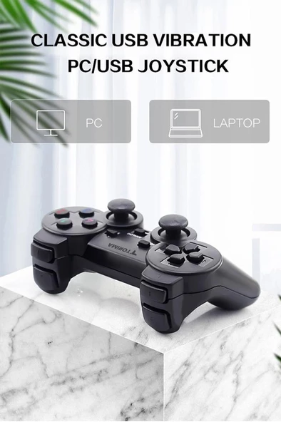 Torima P2 Siyah Analog Usb Joystick Pc Oyun Kolu Gamepad Konsol - 3