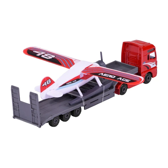 Majorette Transporter Man Tgx Xxl & Aero Ace - 2