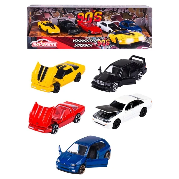 Majorette Giftpack 5li Arabalar Serisi 90s Youngster