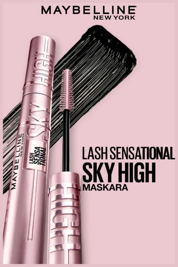 Maybelline New York Lash Sensational Sky High Maskara Siyah - 8