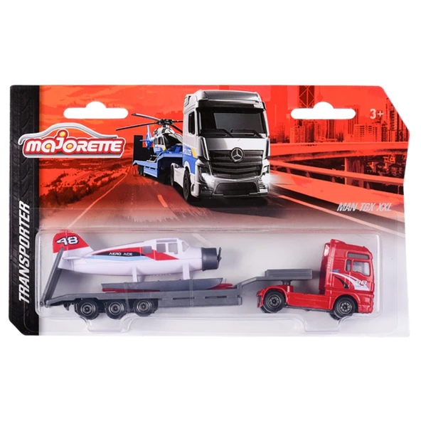 Majorette Transporter Man Tgx Xxl & Aero Ace - 5