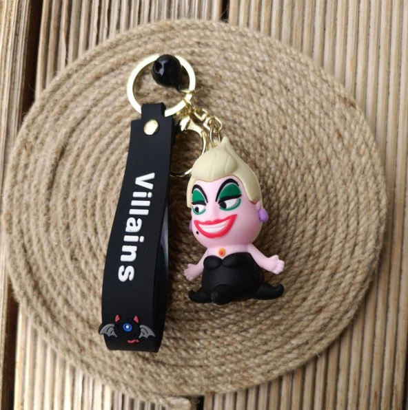 Cadılar Bayramı Kötü Karakter Ursula Silikon Anahtarlık Çanta Süsü Oyuncak ürün görseli 1