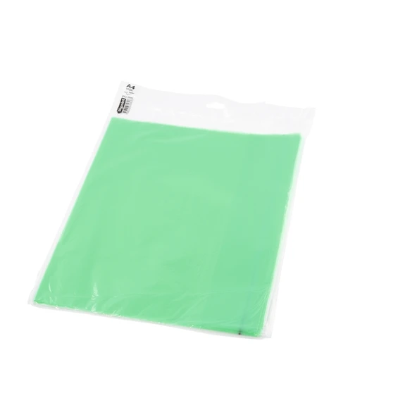 Bigpoint A4 Hazır Defter Kabı 5'li Paket Şeffaf Yeşil 25'li Kutu - Resim 3