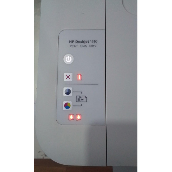 (İKİNCİ EL) HP Deskjet 1510 All-in-One Yazıcı / Tarayıcı / Fotokopi ( Kartuşları yok -kartuş almalısınız - 2