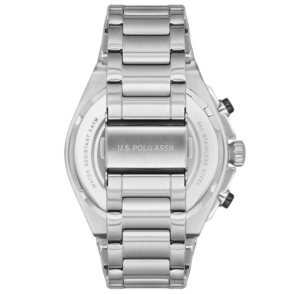 U.S. POLO ASSN. USPA1030-07 ÇELİK YEŞİL KADRAN ERKEK KOL SAATİ - Resim 3