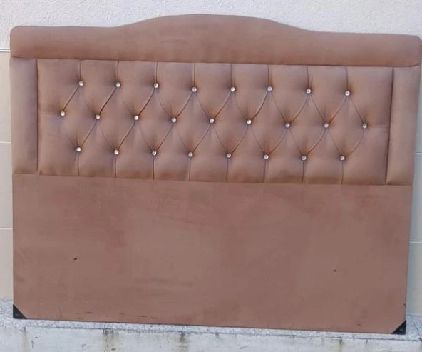 Başlık 90340 DK Çift Kişilik 150'lık Tay Tüyü Tarçın Kumaş Dolgun Kapitone El Yapım - 8