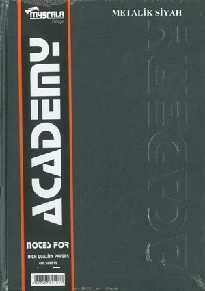 Özkan Defter Düz 240 Yap. Ciltli 20x28 Sert Kap  Siyah ürün görseli 1