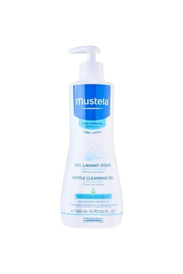Mustela Gentle Cleansing Gel Yenidoğan Şampuan 500 ml