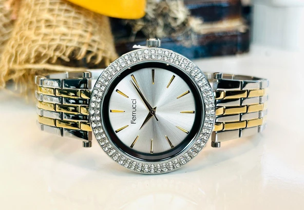 FC.13220m.05 FERRUCİ KADIN KOL SAATİ ORJİNAL İKİ YIL GARANTİLİ ŞIK VE ESTETİĞİN BİRLEŞTİĞİ ÜRÜN SU GEÇİRMEZ ROSE GÜMÜŞ RENK ürün görseli 1