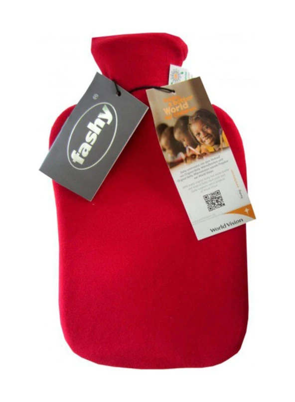 Fashy Sıcak Su Torbası Kılıflı Kırmızı