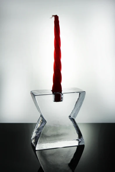 Paşabahçe El İmalatı Kristal Ağır Cam Mumluk 1 Adet 25017 (MUM DAHİL DEĞİLDİR) ürün görseli 1