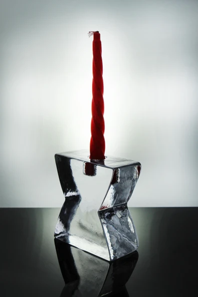 Paşabahçe El İmalatı Kristal Ağır Cam Mumluk 1 Adet 25017 (MUM DAHİL DEĞİLDİR) - Resim 2