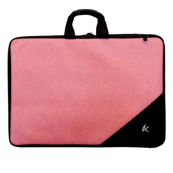 askılı, fermuarlı 35x50 resim çantası su geçirmez ketenli kumaş 35x50 proje çantası ürün görseli