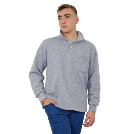 Persmont UPS04K Gri Uc plik Polo Yaka Sweat PttAVM 2024