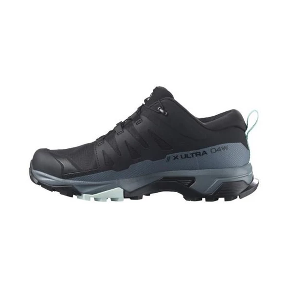 Salomon 412896 X Ultra 4 GTX W Black/Stormy Weather/Opal Blue Kadın