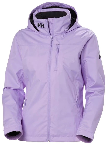 HELLY HANSEN CREW HOODED MIDLAYER JACKET KAPÜŞONLU LEYLAK KADIN