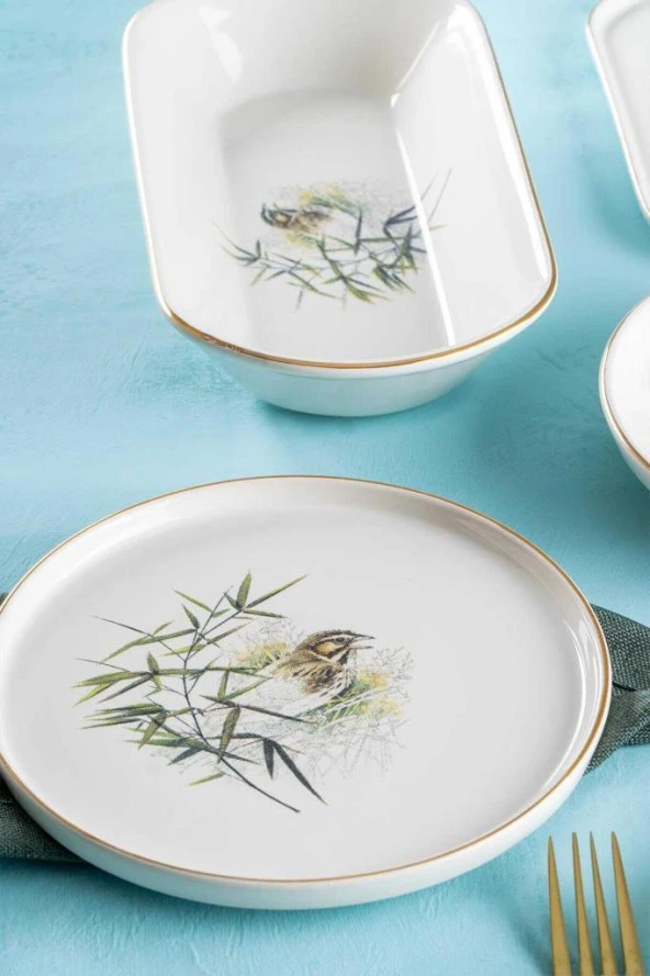 Acar Botany 27 Parça 6 Kişilik Yemek Takımı SR-06233 - 4