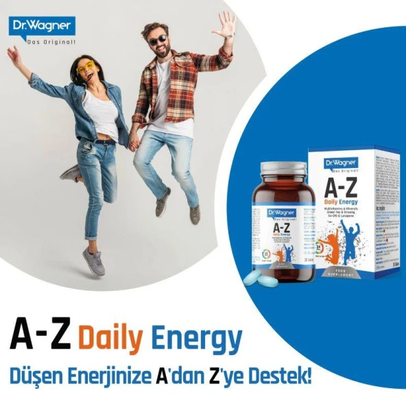 Dr. Wagner A-Z Daily Energy 30 Tablet - Resim 2