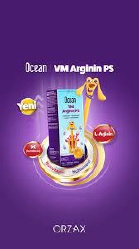 Ocean Vm Arginin Ps 150 Ml Şurup - Resim 2