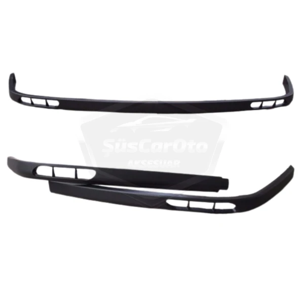 Opel Vectra C 2002–2009 Uyumlu Üniversal Laguna Lip Esnek Ön Lip 2 Parça Tampon Altı Dil Karlık Ön Ek - 7