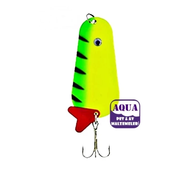 Captain 6110 Turna Kaşığı 30 gr Favorit 7 cm - Aquaav Turna Spin At Çek Metal Olta Kaşığı