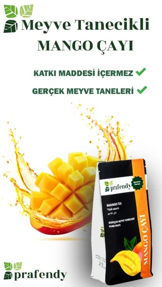 PRAFENDY MANGO ÇAYI -GERÇEK MEYVE TANELİ 250 GR - 3