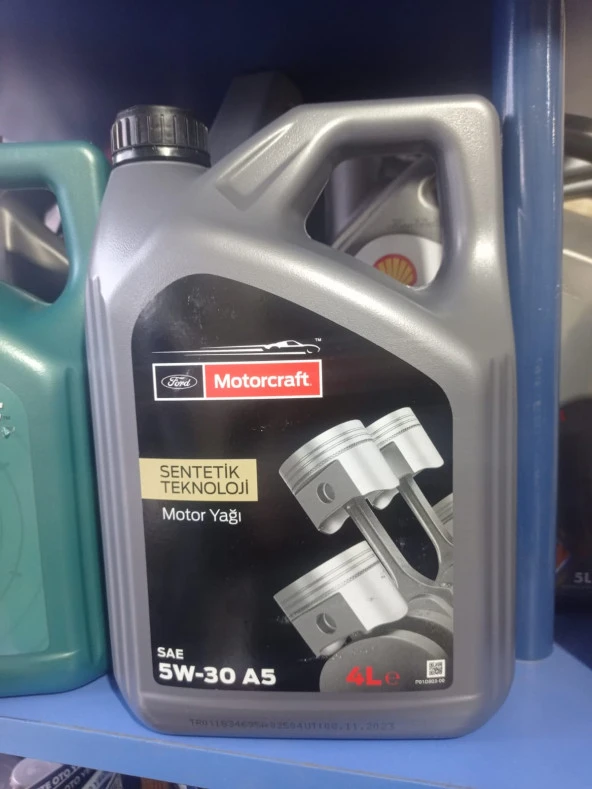 Ford Motorcraft Motor Yağı 5W-30 4 Litre A5 Serisi Sentetik Teklonoji