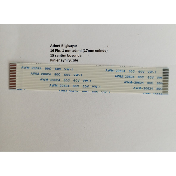 Awm 20624 80C 60V Vw-1 Flex Kablo 16-1-10A