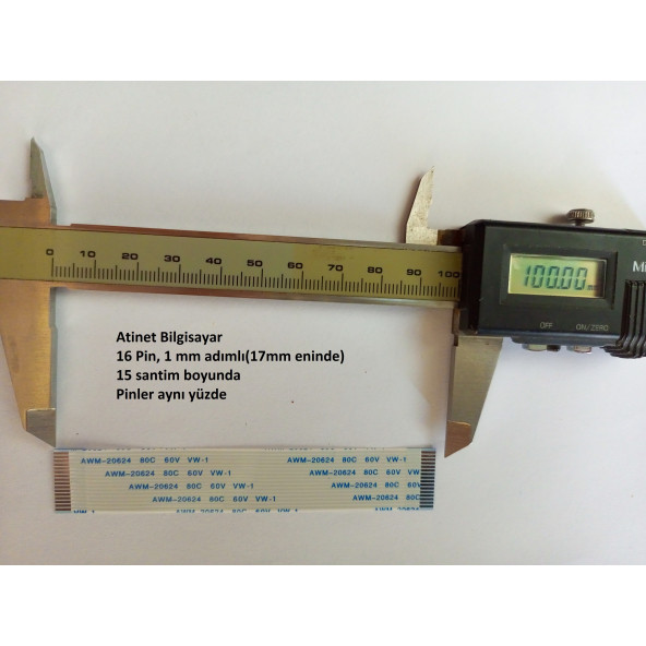 Awm 20624 80C 60V Vw-1 Flex Kablo 16-1-10A - 2