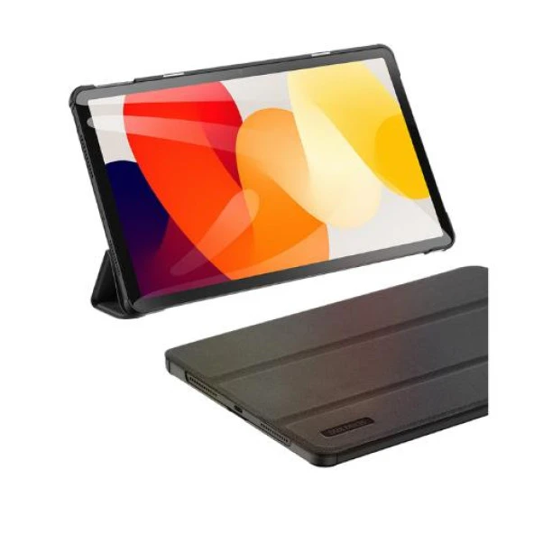 Polham Xiaomi Redmi Pad SE 11 İle Uyumlu Standlı Uyku Modlu Manyetik Kılıf, Standlı ve Ful Korumalı Kılıf