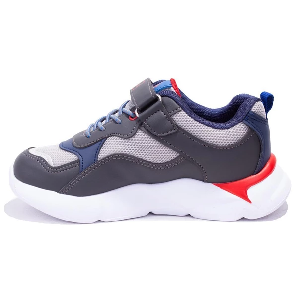 Pepino 1424 Lacivert Gri Ortopedik Günlük Erkek Çocuk Spor Ayakkabı - 3