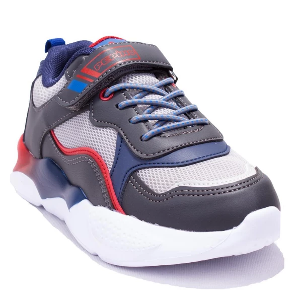 Pepino 1424 Lacivert Gri Ortopedik Günlük Erkek Çocuk Spor Ayakkabı