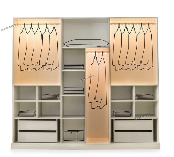 BARCELONA MDF 6 KAPILI DOLAP - 5