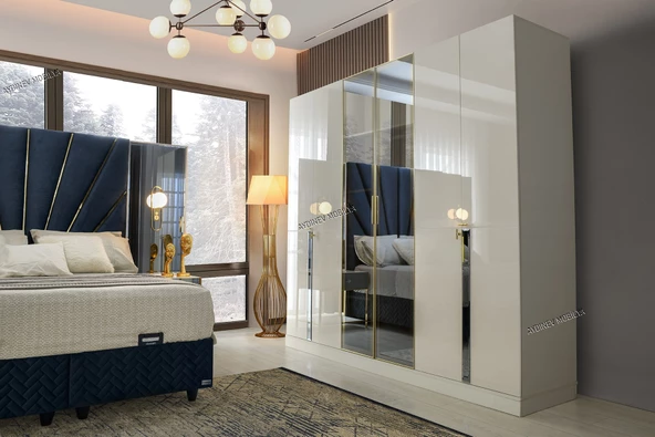 BARCELONA MDF 6 KAPILI DOLAP - 4