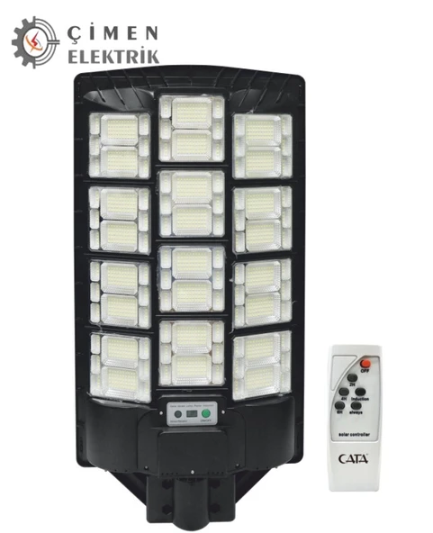 CATA CT 4645 1200W Solar Sokak Armatürü 6400K Beyaz Işık