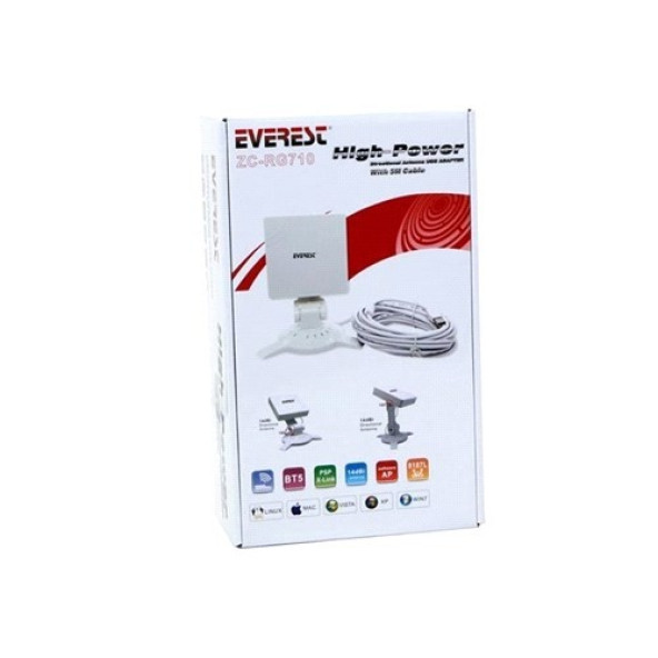 EVEREST ZC-RG710 USB 5M RADAR 8DBI KABLOSUZ ADAPTÖR - 4
