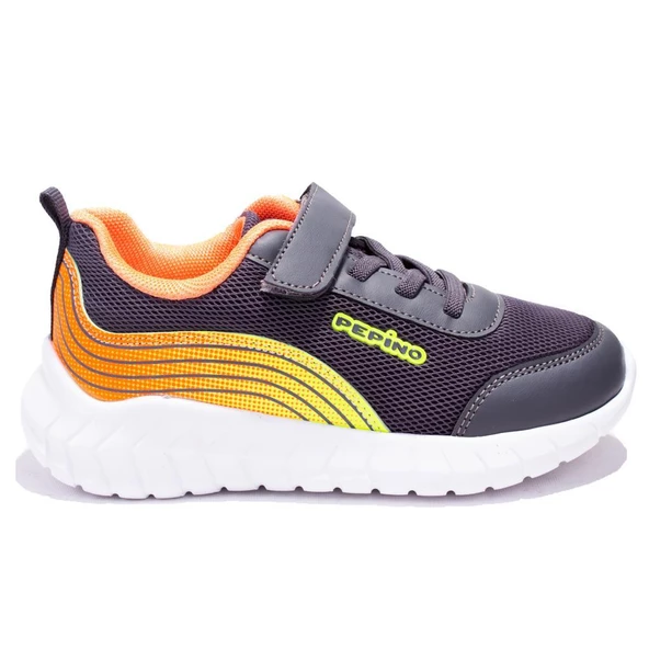 Pepino 1423 Füme Turuncu Ortopedik Günlük Erkek Çocuk Spor Ayakkabı - 2