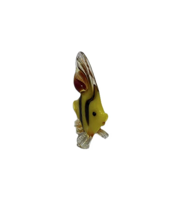 El Yapımı Mini Murano Cam Balık Biblo A155-03