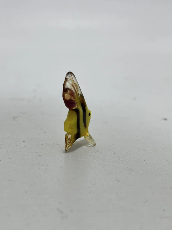El Yapımı Mini Murano Cam Balık Biblo A155-03 - Resim 3