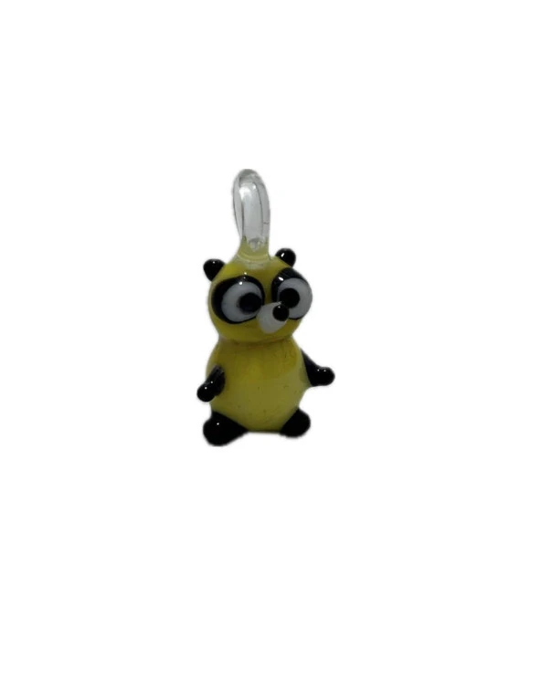 El Yapımı Mini Murano Cam Ayı Biblo A156-03