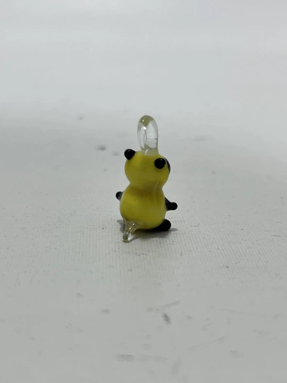 El Yapımı Mini Murano Cam Ayı Biblo A156-03 - Resim 3