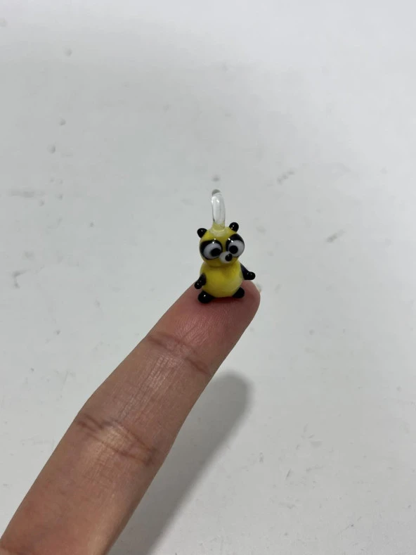 El Yapımı Mini Murano Cam Ayı Biblo A156-03 - Resim 4