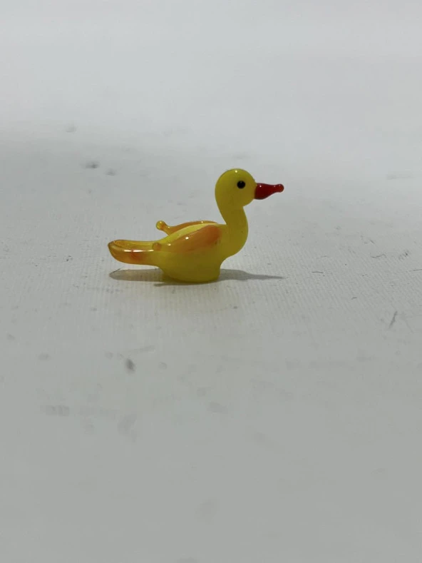 El Yapımı Mini Murano Cam Ördek Biblo A156-04 - Resim 2